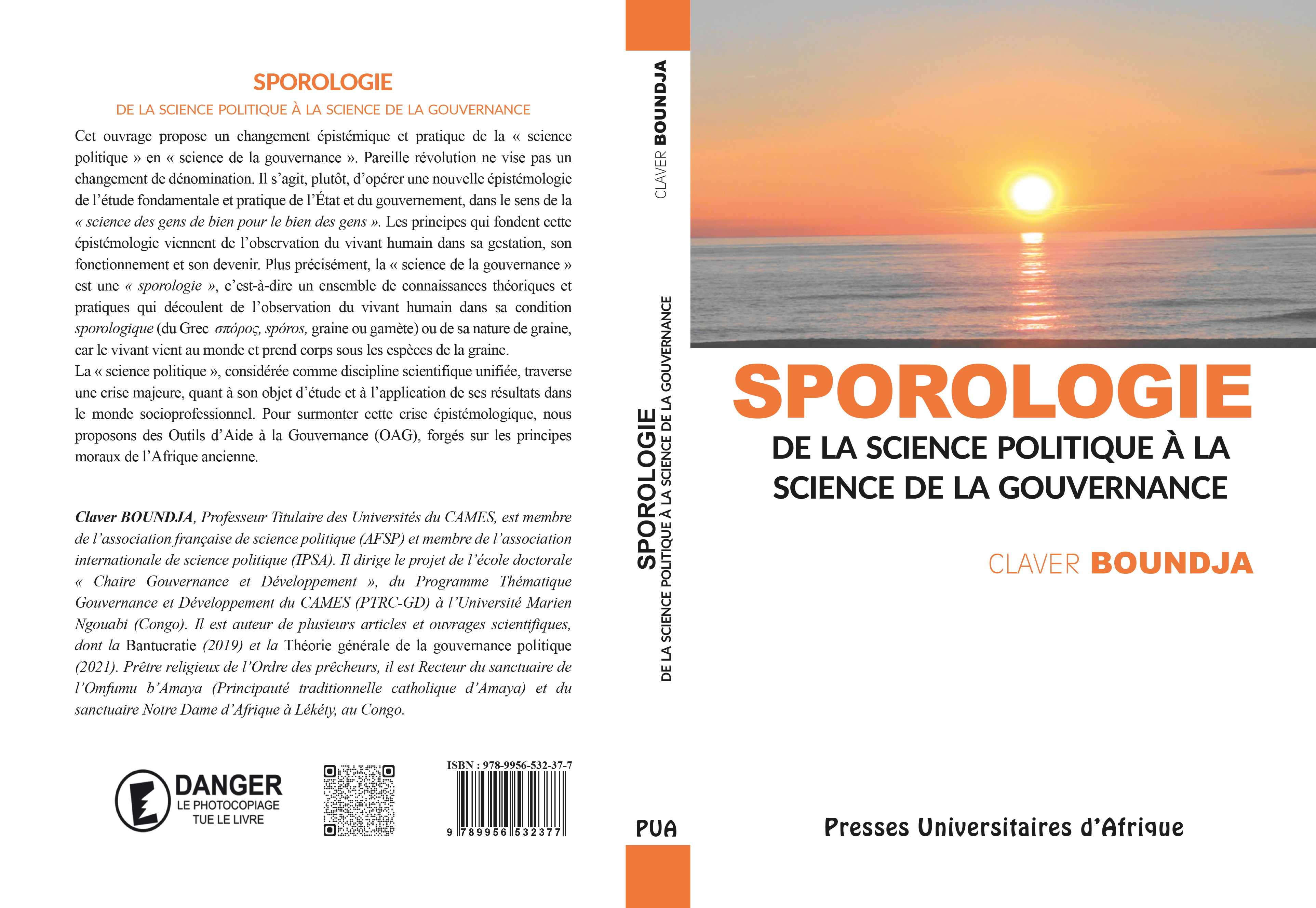 Couverture: SPOROLOGIE 